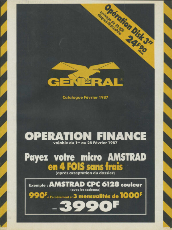 Catalogue GENERAL (février 1987)