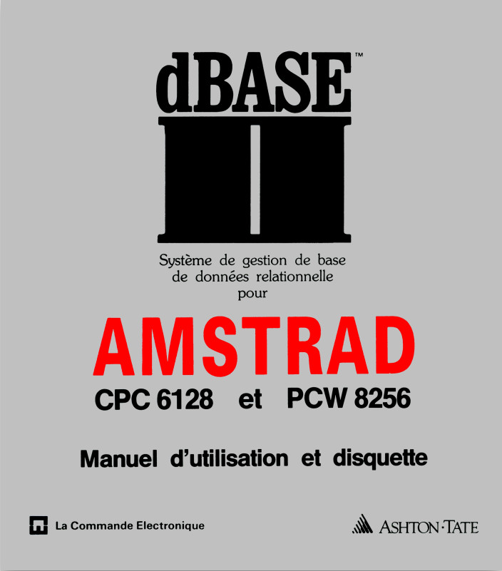 dBASEII Manuel d’utilisation