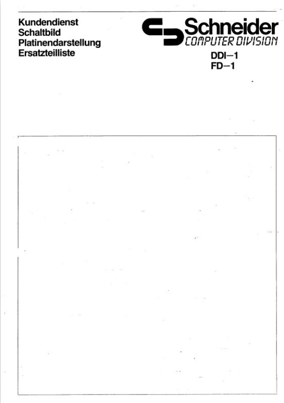 DDi1-FD1 service manual (Schneider)
