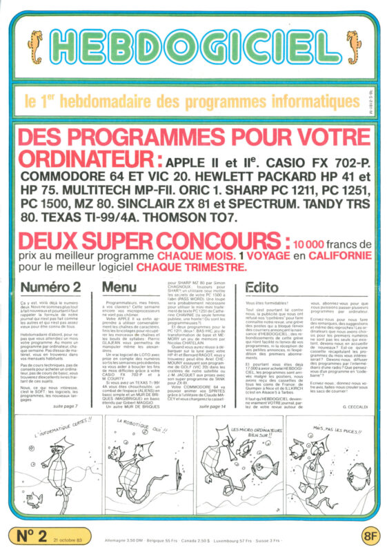Hebdogiciel n°002