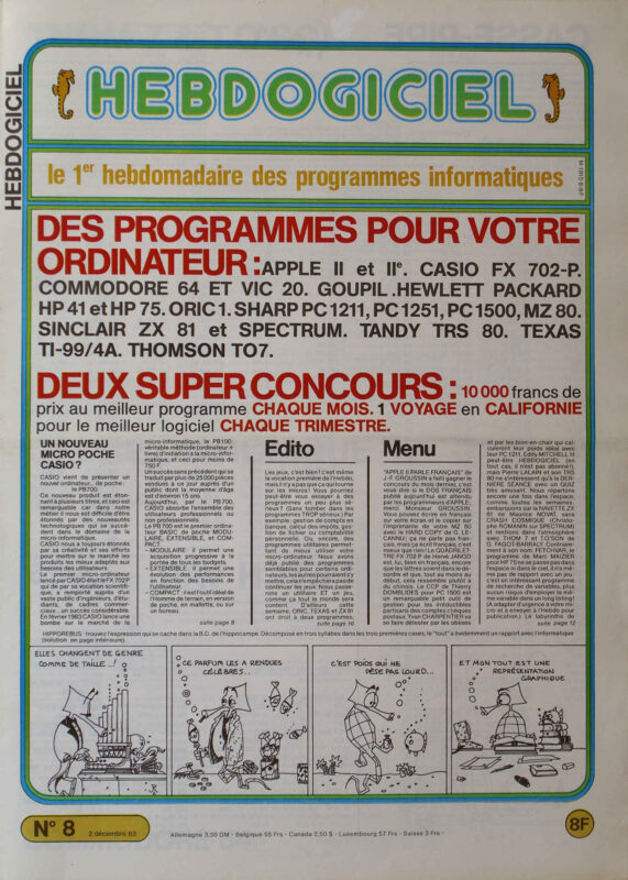 Hebdogiciel n°008