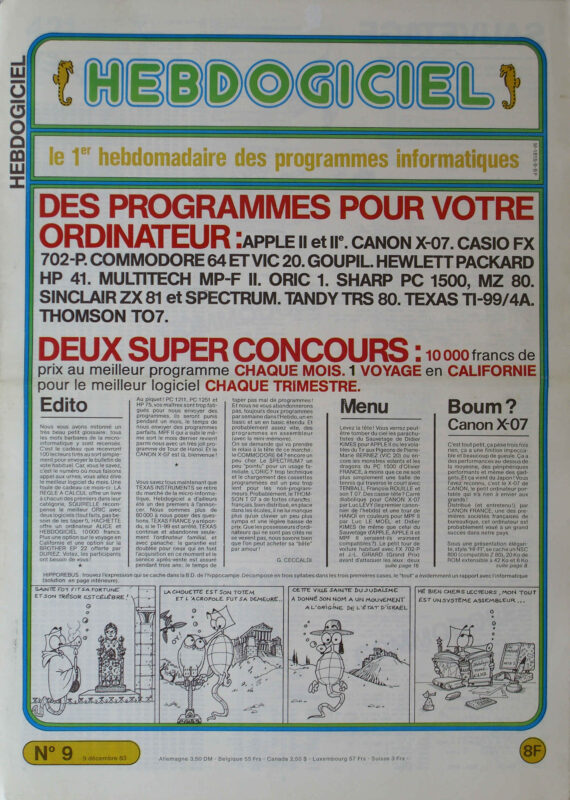 Hebdogiciel n°009