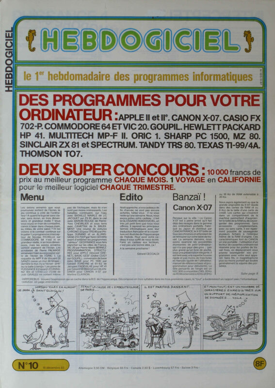Hebdogiciel n°010