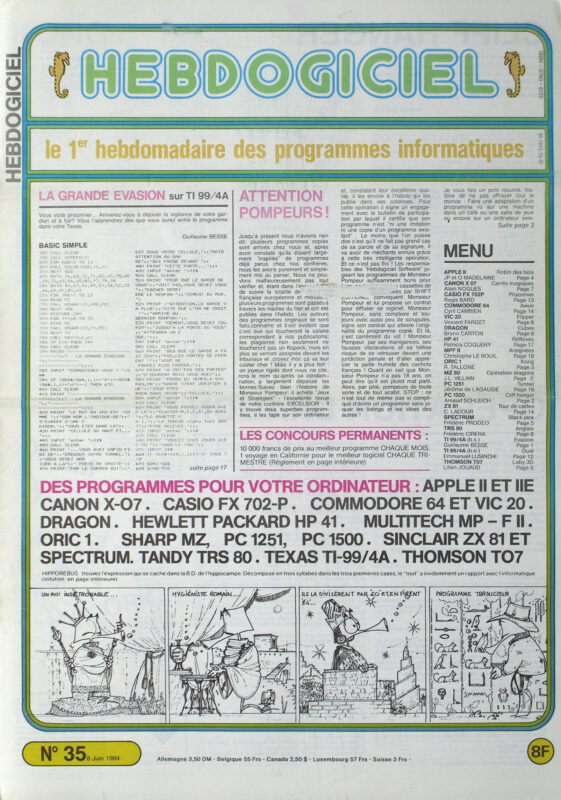 Hebdogiciel n°035