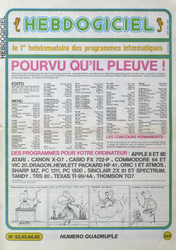 Hebdogiciel n°042/43/44/45