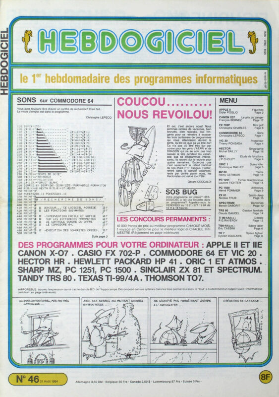 Hebdogiciel n°046