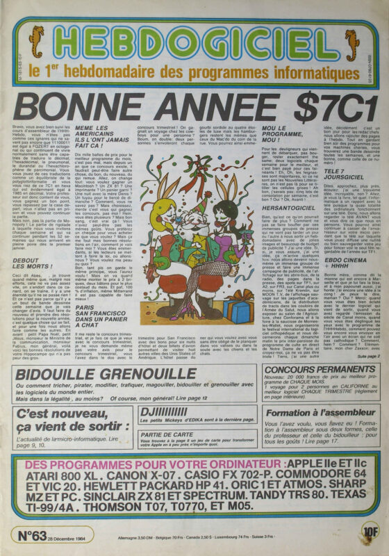 Hebdogiciel n°063