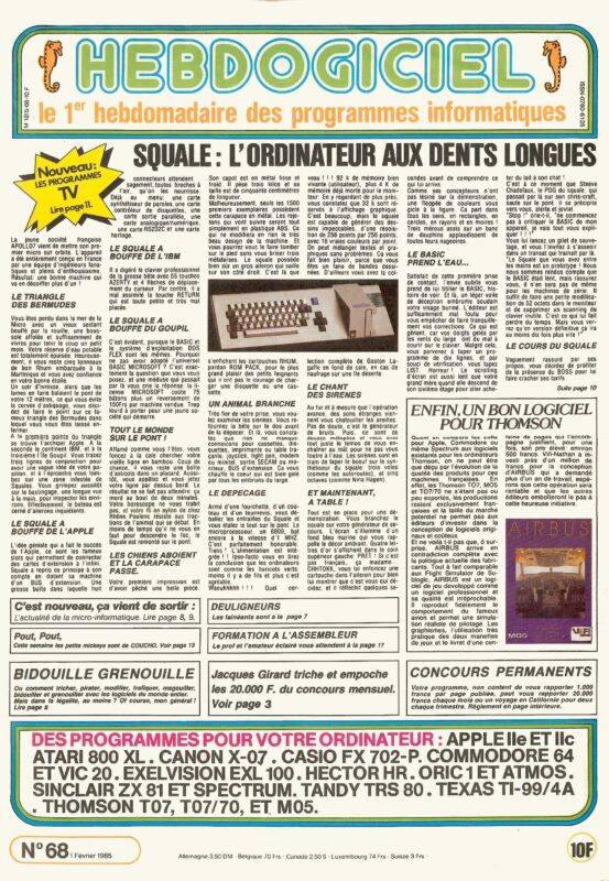 Hebdogiciel n°068