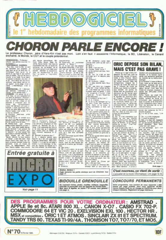 Hebdogiciel n°070