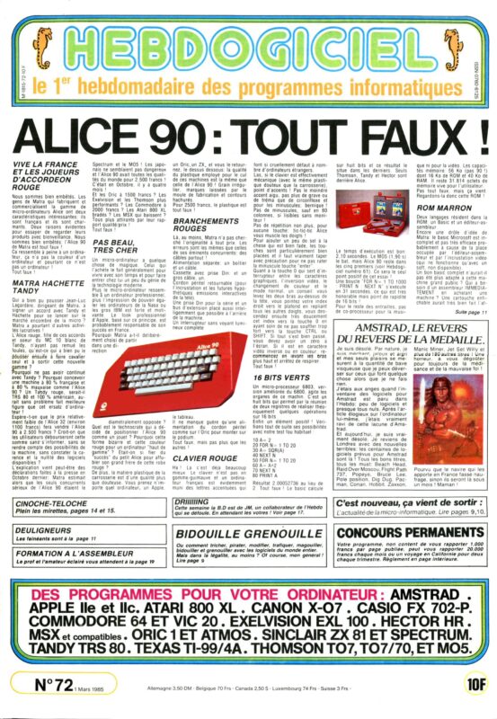 Hebdogiciel n°072