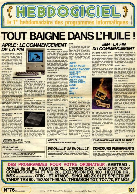 Hebdogiciel n°076