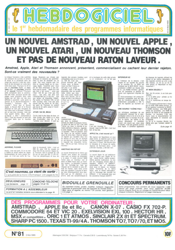 Hebdogiciel n°081