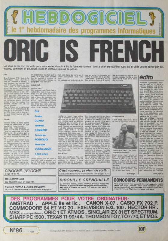 Hebdogiciel n°086