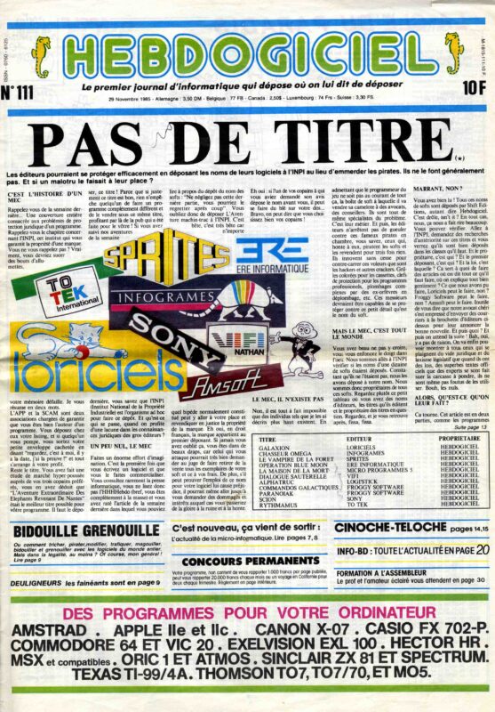 Hebdogiciel n°111