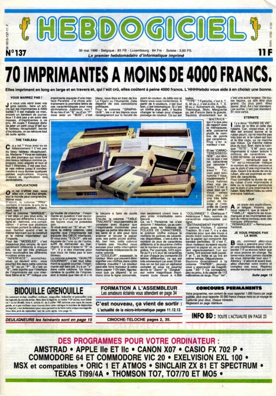 Hebdogiciel n°137