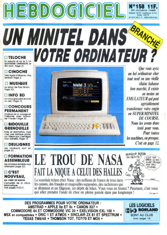 Hebdogiciel n°158
