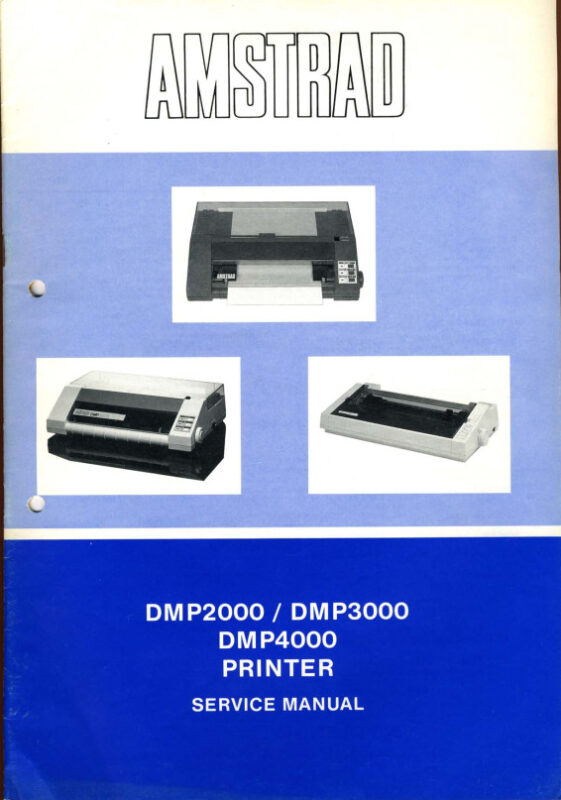 manuel technique des imprimantes DMP (uk)