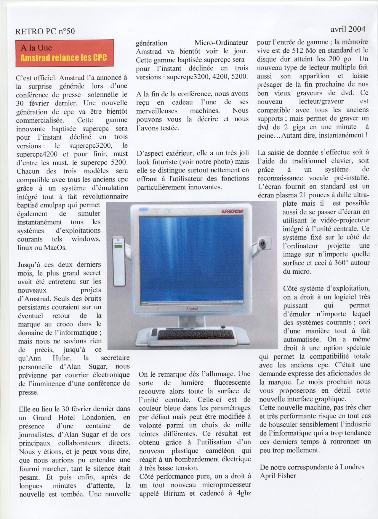 Nouveau Super CPC (retro PC n°50)