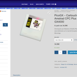 PicoGX dispo sur MicroMiga